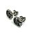 Orecchini in argento con logo GG Marmont di Gucci - vista 2