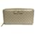 Gucci 388680 Guccissima GG Long Wallet Golden Leather  ref.1470068