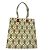 Beige Stoff Tragetasche von Gucci