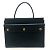 Borsa in pelle nera Burberry Nero - vista 2