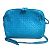 Borsa a Spalla Intrecciato di Bottega Veneta Blu