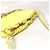 Borsa a spalla in pelle gialla Bottega Veneta Giallo - vista 8