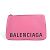 Clutch in pelle rosa Balenciaga