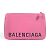 Clutch in pelle rosa Balenciaga - vista 2