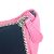 Clutch in pelle rosa Balenciaga - vista 8