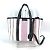 Borsa a Spalla Balenciaga 671404 Stripe 2WAY Rosa