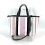 Borsa a Spalla Balenciaga 671404 Stripe 2WAY Rosa - vista 2