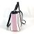 Borsa a Spalla Balenciaga 671404 Stripe 2WAY Rosa - vista 5