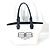 Bicolor Tote Bag von Balenciaga Weiß