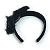 Fascia per capelli Chanel 14K Katyusha Nera Nero
