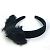 Fascia per capelli Chanel 14K Katyusha Nera Nero - vista 2