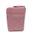 Monedero de cuero rosa Chanel - vista 2