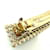 Accessorio per capelli logo Chanel Valletta oro Nero - vista 6