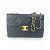 Borsa a spalla vintage CC Mark Chanel A01094 Nero