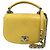 Borsa a spalla in pelle gialla Chanel Giallo