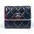 Cartera compacta trifold Chanel CC Mark Negro