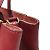 Borsa in pelle rossa Fendi 8BH250 Rosso - vista 5