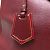 Borsa in pelle rossa Fendi 8BH250 Rosso - vista 8