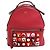 Fendi 8BZ038 Rucksack Valentine Limited Color Studs Rot