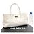 Executive Bolsa executiva Chanel em couro caviar branco - vista 2