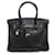 Sac à main Hermès Birkin 30 noir Cuir  ref.1470649