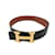 Ceinture H Constance d'Hermès Noir Doré  ref.1471016