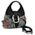 Bulgari Bvlgari Handbag Chandra in Black Multicolor Satin Multiple colors  ref.1471033