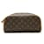 Pochette de toilette Monogram Louis Vuitton Cuir vernis Marron  ref.1471107