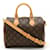 Louis Vuitton Monogram Speedy Bandoleer 25 Handbag Brown Patent leather  ref.1471157