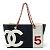 Chanel Coco Mark No.5 Tragetasche Weiß Rot Marineblau - Ansicht 2