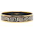 Hermès Brazalete de Enamele MM Cloisonné Hermes Negro Dorado  ref.1471208