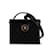 Vanity Chanel Coco Mark Bicolor Handbag Black Leather  ref.1471365