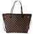 Bolso Tote Louis Vuitton Damier Neverfull MM Castaño Lienzo  ref.1471438