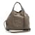 Bolsa Gucci Soho Interlocking G Bege Cinza Couro  ref.1471453