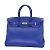 Borsa Hermès Birkin 35 in blu elettrico