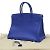 Borsa Hermès Birkin 35 in blu elettrico - vista 2
