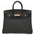 Hermès Sac à main Hermes Birkin 25 en cuir Togo noir