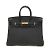 Hermès Sac à main Hermes Birkin 25 en cuir Togo noir - vue 8