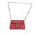 Borsa a spalla in pelle rossa Gucci Rosso - vista 8