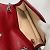 Borsa a spalla in pelle rossa Gucci Rosso - vista 9