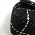 Borsa a Spalla Chanel Mini Matelassé Tweed Camelia Nero - vista 10