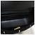 Borsa a Spalla Chanel Mini Matelassé Tweed Camelia Nero - vista 5