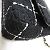 Borsa a Spalla Chanel Mini Matelassé Tweed Camelia Nero - vista 9
