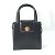 Bulgari Bolsa de couro preto Bvlgari