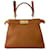 Bolsa Fendi Peekaboo I See You Medium Marrom Couro  ref.1472333