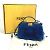 Borsa a tracolla blu Fendi - vista 12