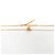 Collana pendente placcata in oro con logo Yves Saint Laurent YSL - vista 3