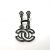 Orecchini a clip Chanel CC Mark A17S neri Nero - vista 2