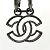 Orecchini a clip Chanel CC Mark A17S neri Nero - vista 3