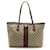 GUCCI Ophidia GG Medium Tote Bag Brown White Red Beige Green Leather Plastic  ref.1472667